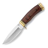 Buck Knives 192 Vanguard Fixed Blade Knife with Leather Sheath - Walnut