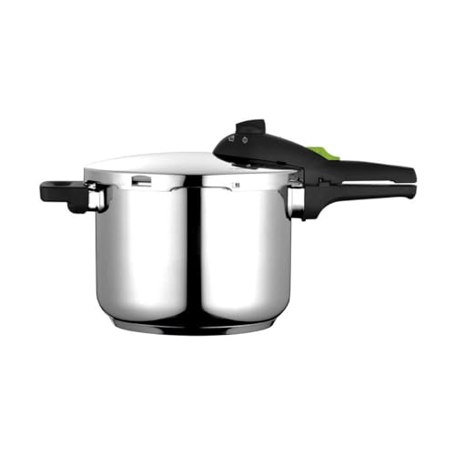 Fagor Rapid Xpress Pressure Cooker 6 Litres, Induction, Express Super Fast, Stainless Steel 18/10, All Types of Cookers, Thermo Diffuser Bottom, 2 Pressure Levels, 5 Safety Systems