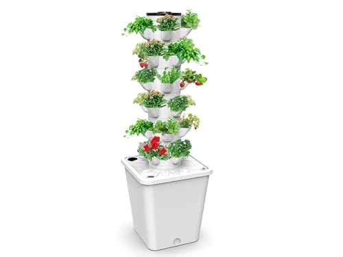 Sjzx Hydroponics Growing System,Indoor Smart Garden,Nursery Germination Kit Including Smart Plug，Water Pump(No Seedlings Included)