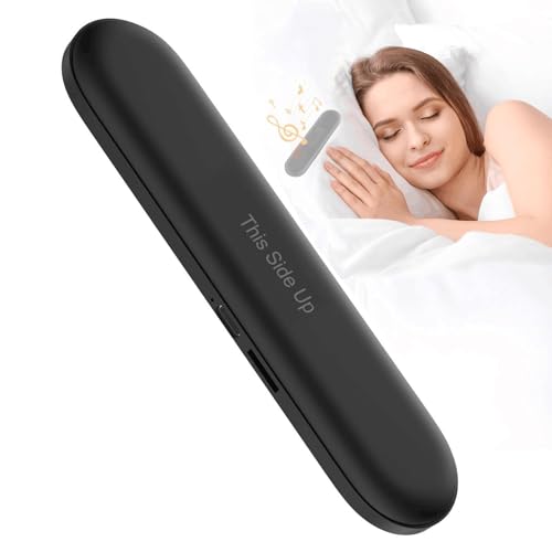 Pillow Speaker for Sleeping – Bluetooth Wireless Sleep Aid with Stereo Bass, White Noise & Volume Control, Portable Sleep Soundbar for Side Sleepers, TF Card Support & Sleep Timer(Black)