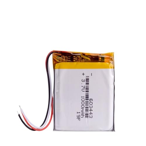 BWKZWKWM 603443 3 line 3.7V 1000mAh Lithium Rechargeable Battery 1PCS