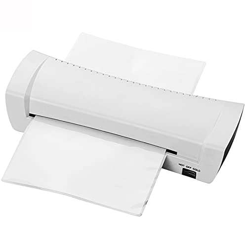 Laminator Machine,Portable A4 Laminating Machine with 50 Laminator Pouches A4, 280mm/min Speed with Hot 2 Rollers, Max 230mm(A4 Size) Width for Documents/Photos/Cards