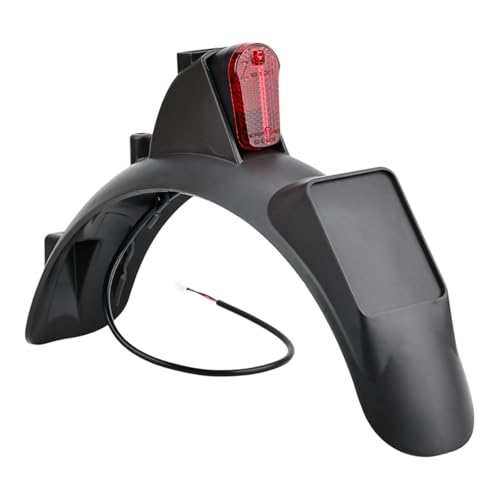 Rear Fender for Xiao-mi 4 Lite 2nd Gen DE Electric Scooter Mudguard Assembly with Taillight Insurance Plate Base