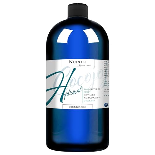 Dr Joe Lab Neroli Hydrosol Spray Toner for face Floral Water Hydrating Mist, for Cleansing, Pure and Natural for All Skin Types (32 oz)