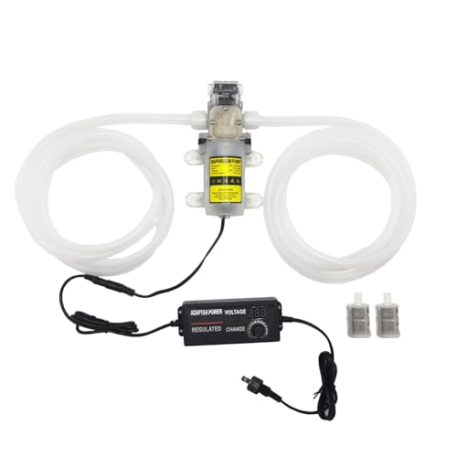 E-Found Liquid Transfer Pump, Household Electric Water, Soft Drink, Wine Transfer Pump 110V Speed Adjustable Food Grade Self-Priming Pump Ideal for Pumping Beverages Filter with Tube and Filter Screen
