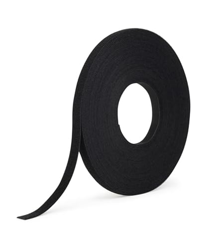VELCRO Brand - 1801-OW-PB/B-75 Double Sided ONE-WRAP Tape for Secure and Reusable Cable Installations 1/2" X 25 Yard Roll