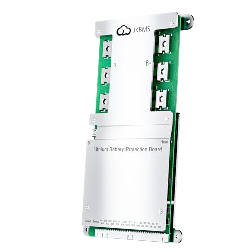 JKBMS Smart BMS 8S-24S 24V-72V 300A 2A Active Balance Built-in Bluetooth with RS485 PCB Battery Protection Board for Li-ion LiFePO4 LTO (JK-B2A24S30P)