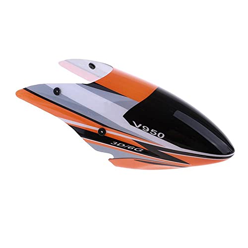 KingVal Replacement Canopy Shell Housing RC Parts Compatible with WLtoys V950 RC Helicopter