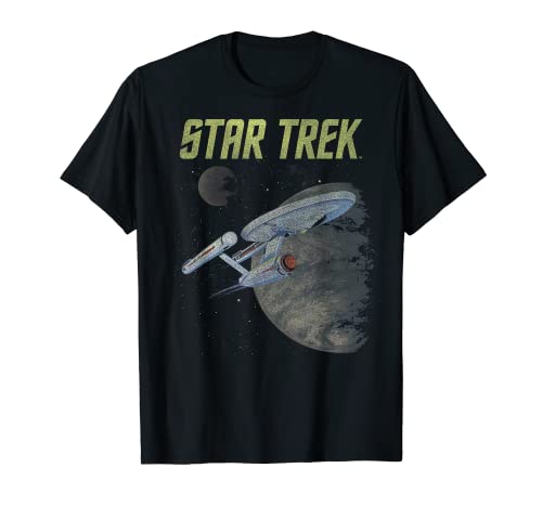 Star Trek: The Original Series Vintage Enterprise Poster T-Shirt