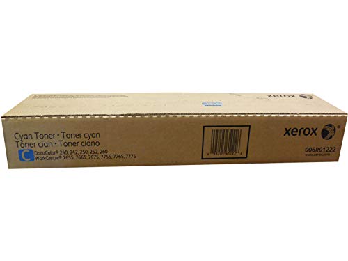 Xerox 006R01222 DC 240 250 242 252 260 WC 7655 7665 7675 7755 Toner-Cartridge (Cyan) in Retail Packaging