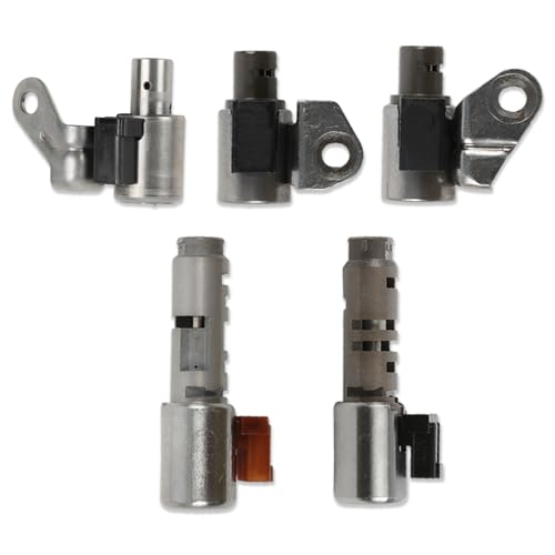 Bulubiu 5PCS Transimission Solenoid Kit U340E for Corolla 2009-2015 Celica Echo Scion Yaris 1.5L 1.8L 2000-2015 aftermarket part Replace OE U341E U341F