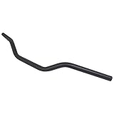 Motorcycle Hanger 1 inch 25mm Ace Cafe Racer Clubman Handlebar Handle bars handlebars Bar compatible with Harley Sportster XL883 XL1200(Black Low)