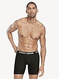 Tommy Hilfiger Mens Everyday Micro Multipack Boxer Briefs, Black (3 Pack), Large US