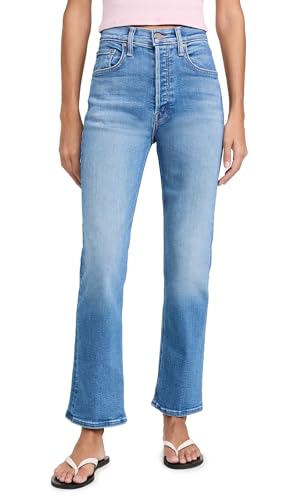 MOTHER Women's The Tripper Ankle Jeans, Work Hard Play Hard, Blue, 25