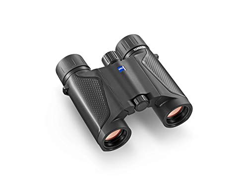 ZEISS Terra ED Pocket Binoculars 10x25 Compact, Waterproof, and Fast Focusing with Coated Glass for Optimal Clarity in All Weather Conditions for Bird Watching, Hunting, Sightseeing, Black