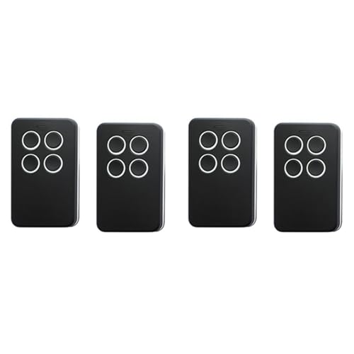 Wuden 4pcs Universal Multifrequency Garage Remote Gate Remote Control 280-868MHZ for All Fixed Code and Parts of Rolling Code