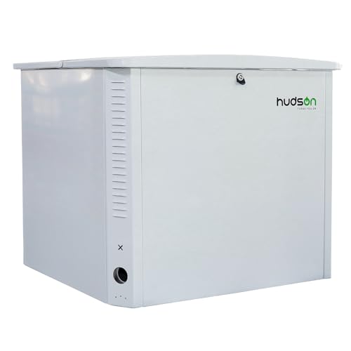 Generator Box, Hudson SD Aluminum Generator Quiet Box Interior Space: 39.4”x32”x31.7”, Air-Cooled Generator Cover with Powerful Fan, for Most Heavy Duty and Portable Generators, White