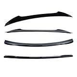 High Gloss Black Rear Wing Spoiler Compatible For Honda 10th Civic 5-Door Hatchback Fastback 2015-2020 FK4 FK5 FK6 FK7 FK8 FK9