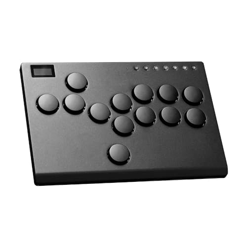 HITBOX Haute42 Metal Joystick Hitbox Controller Arcade Fighting Stick For PC/Ps3/ Ps4 / Switch/Steam Mini Hitbox (M13)