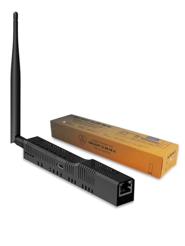 SMLIGHT SLZB-06M - Zigbee 3.0 to Ethernet,USB,and WiFi Gateway Coordinator with PoE,Universal Gateway for Home Assistant/ Zigbee2MQTT/ZHA,Wireless Zigbee 3.0 USB Adapter