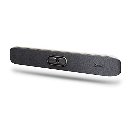 Poly - Studio X30 (Polycom) with TC8 Touch Controller - 4K Video & Audio Bar - Conferencing System for Small Meeting Rooms - Works with Teams, Zoom & More
