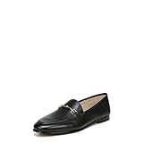 Sam Edelman Women's Loraine Loafer, Black Leather, 8.5 Wide