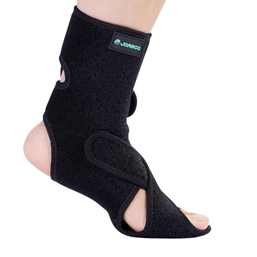 JOMECA Drop Foot Brace with Arch Support, Adjustable AFO Foot Orthosis Brace for Walking, Relieve the Instability of Lower Limbs by MS, TBI, Stroke, Cerebral Palsy, Fracture FSA or HSA Eligible (Left, X-Large)