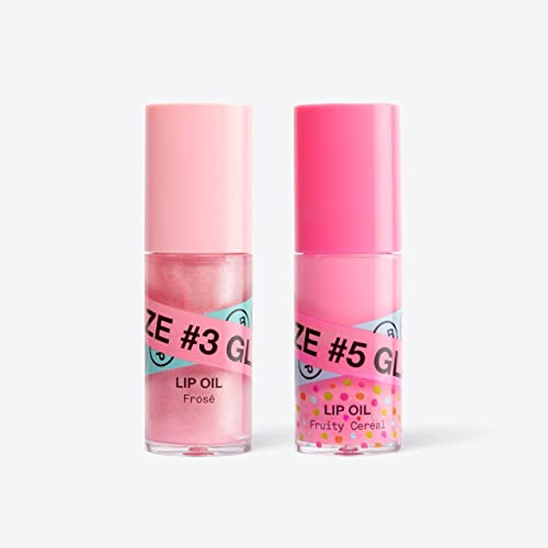 INNBeauty Project Pink Party (Lip Oil Glazes - 2 Pc Bundle)