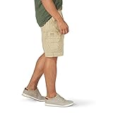 Lee mens Dungarees New Belted Wyoming Cargo Shorts, Buff, 34 US