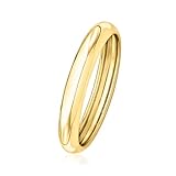 Ross-Simons Italian 18kt Yellow Gold Ring. Size 6