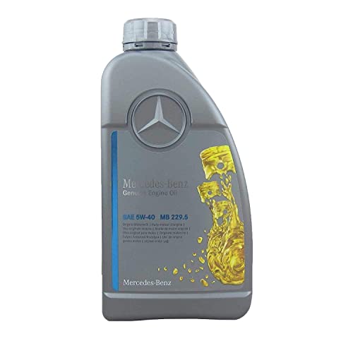 Genuine Mercedes Engine Oil (5W-40) 1 Quart, (Pack of 6) MB SPEC 229.5