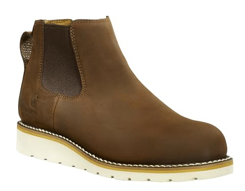 Carhartt Footwear FW5025 Women's Chelsea Wedge Boot - 6 ½ M - Dark Brown