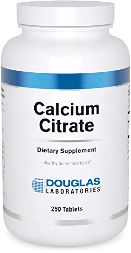 Douglas Laboratories Calcium Citrate | Elemental Mineral to Support The Strength and Structure of Bones and Teeth | 250 Tablets
