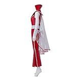 Womens Mamma Mia Cosplay Jumpsuit 1970s Dancing Disco Costume (L, Rose)