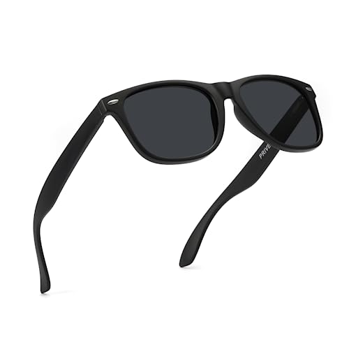 PRIVEL XXL Size Extra Large Polarized Sunglasses155MM for Big Wide Heads Men TR90 Ultralight Durable UV400 Protection Glasses (PMX007P-1)