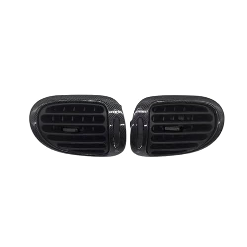 Air conditioning air outle Compatible For Peugeot 206 Dashboard Air Outlet 206CC Air Conditioning Panel Citroen C2 FASCIA PANEL FACE PLATE DASHBOARD WATCH(Set on both sides)