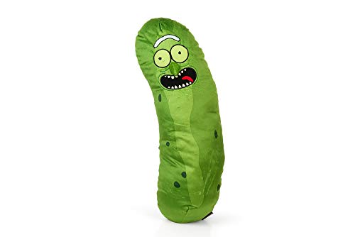 Pickle Rick Plush Toy Pillow - 20" Stuffed Scientist Collectible - Rick and Morty Fan Gift