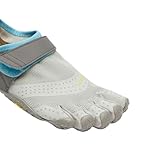 Vibram Women's FiveFingers V-Aqua Water Shoe, Light Grey/Blue, 41 EU / 9-9.5 US