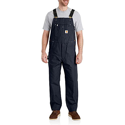 Carhartt Men'sRelaxed Fit Duck Bib Overall Navy,L30-W38