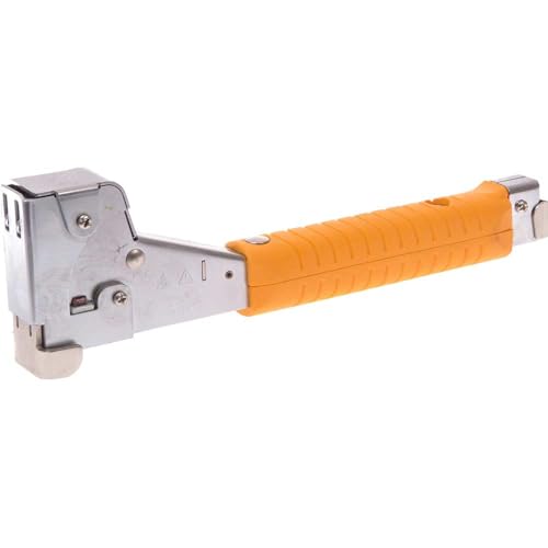 Arrow HT50 Heavy Duty Hammer Tacker, Chromed-Steel Manual Stapler with Sure-Grip Handle, Dual-Capacity Rear-Load Magazine, Fits 5/16”, 3/8", or 1/2" Staples