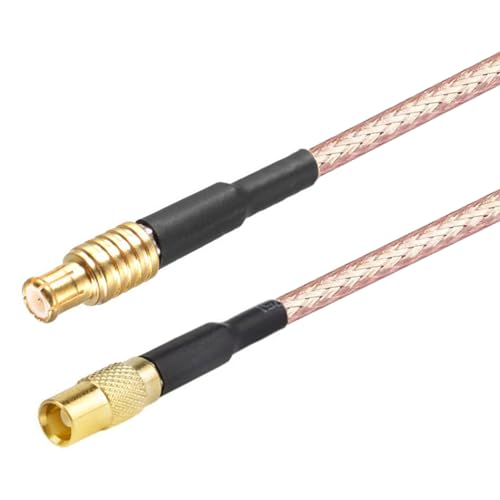 Oiyagai 2pcs RF RG316 Pigtail MCX Male Antenna Connector to MCX Female Coaxial Adapter Extension Cable (30cm/11.8")