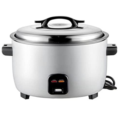 Commercial rice cooker 55 Cup Uncooked Rice(110 cups cooked) Large Capacity, keep warm mode, NSF certified for restaurant, nonstick inner pot White 220V xh-230