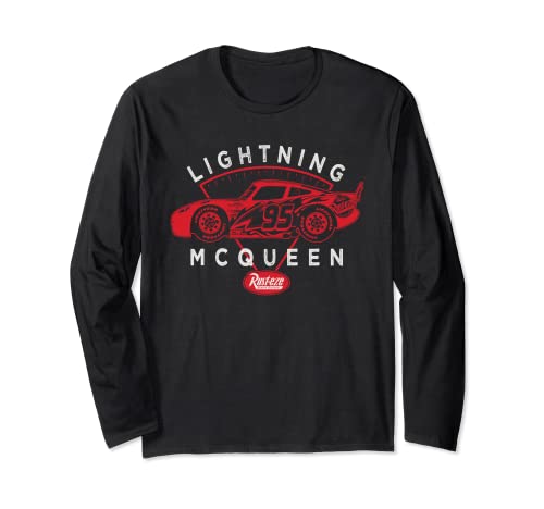 Disney and Pixar's Cars Lightning McQueen Rust-Eze Logo Long Sleeve T-Shirt