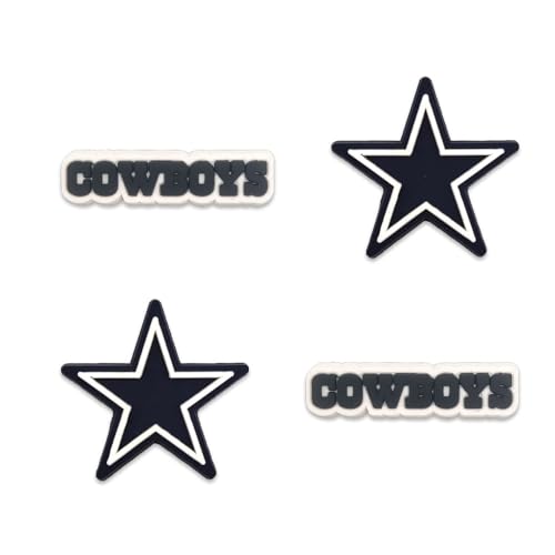 Shoe Charms for crocs clogs accessories Super sized, Designed for Cowboys Fans shoe Decoration crocs charm