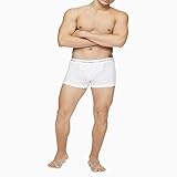 Calvin Klein Men's Underwear Cotton Classics Multipack Trunks, White (5 Pack), M