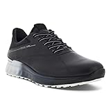 ECCO Men's S-THREE GORE-TEX WATERPROOF, BLACK/CONCRETE/BLACK, 10-10.5