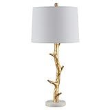 SAFAVIEH Lighting Collection Olenna Gold Tree Branch 30-inch Bedroom Living Room Home Office Desk Nightstand Table Lamp (LED Bulb Included)