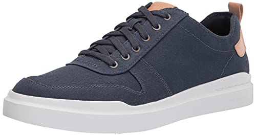 Cole Haan mens Grandpro Rally Canvas Court Sneaker, Vintage Indigo Canvas/Natural, 9.5 Wide US