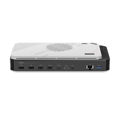 BOSGAME External GPU Docking Station GVP7600 Core, eGPU Game Console with AMD Radeon 7600M Graphics Card, Oculink, Thunderbolt 3, HDMI 2.1, DisplayPort2.0, eGPU Dock for Mini PC Laptop Notebook
