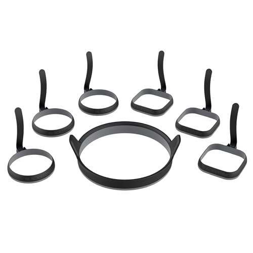 Blackstone 5515 Egg Ring/Omelet Ring Kit,Silver